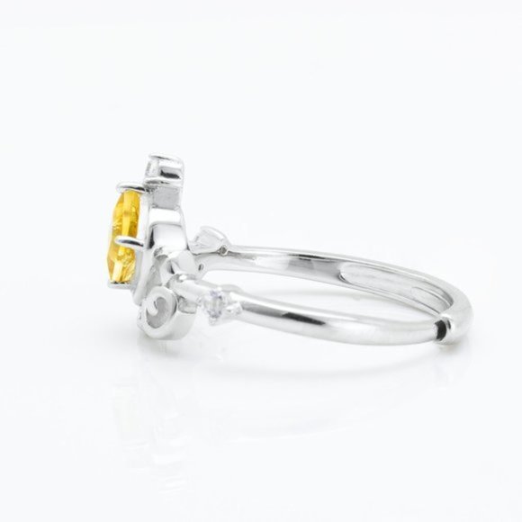 Natural Citrine Sterling Silver Ring - Picture 2 of 4